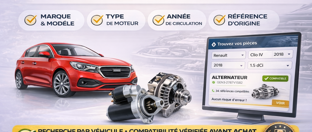 Pièces détachées neuve : Alternateurs, Démarreur | AutoAbrid