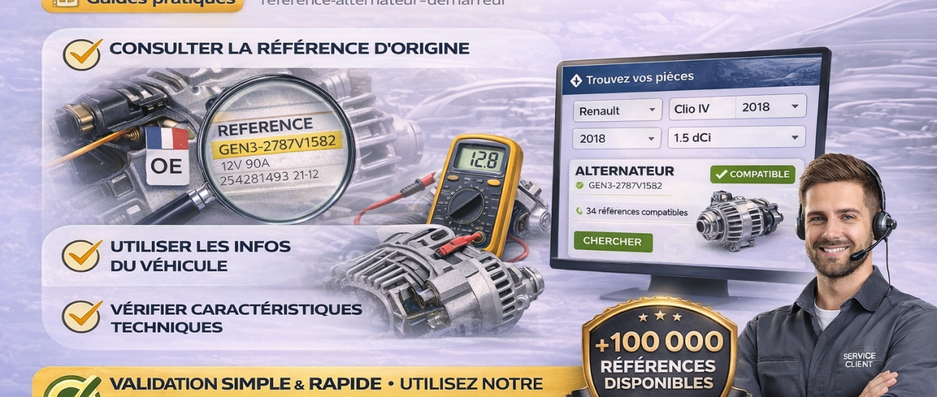 Pièces détachées neuve : Alternateurs, Démarreur | AutoAbrid